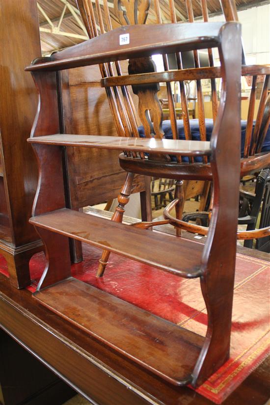 Victorian mahogany tier shelf